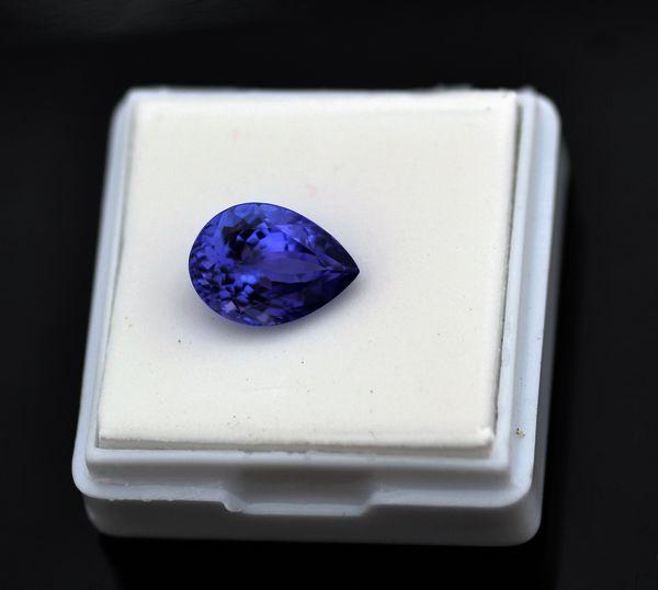 坦桑石 坦桑尼亞D礦區(qū)5A級(jí)別3.39克拉天然坦桑石戒面