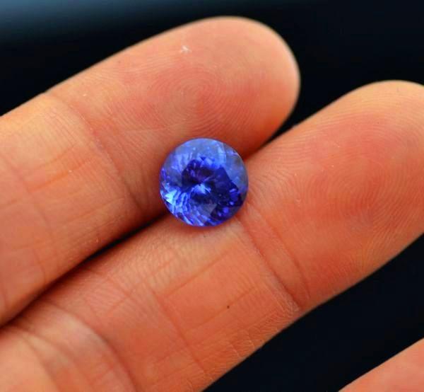 坦桑石 坦桑尼亞D礦區(qū)5A級別2.32克拉天然坦桑石戒面