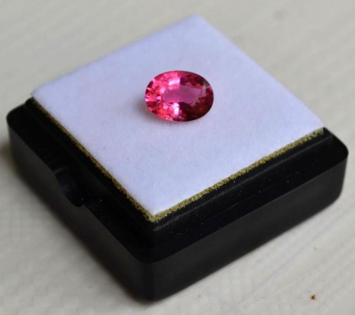 【現(xiàn)價再打6折特惠】莫桑比克純天然粉紅色碧璽1.05克拉